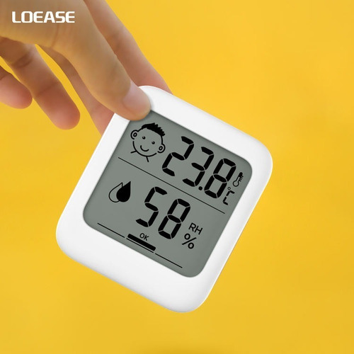 Imagen 2 de 6 de Termómetro Digital De Temperatura - Humedad Para Interiores