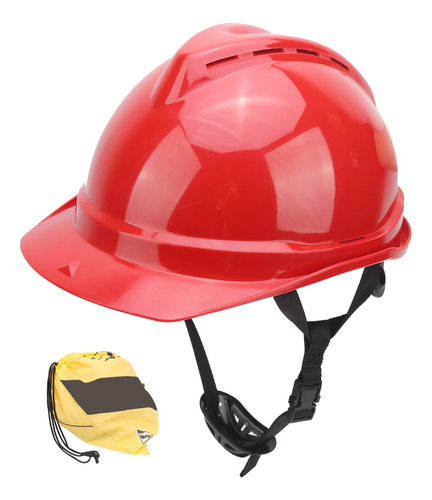 Equipo De Seguridad De Construcción Casco Industrial Rojo