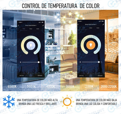 Imagen 5 de 9 de Reflector Led 20w Wifi Luz Fria Calida Rgb Smartlife Ip65