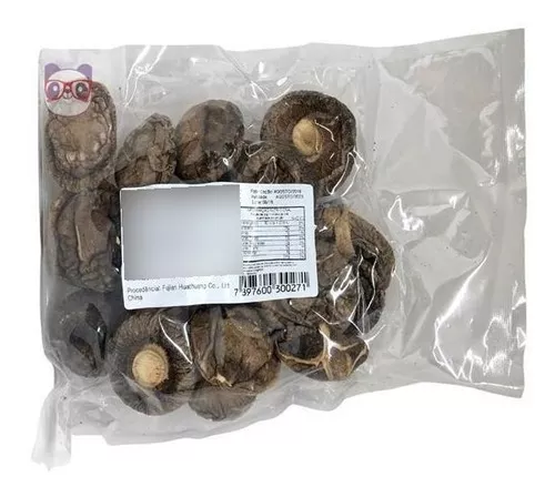 Cogumelo Shitake Chines Inteiro Desidratado Fuzhou 500g