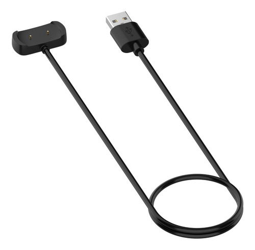 Cable fuente de carga USB para Amazfit Gtr, Gtr 2e, Gtr Mini, color negro