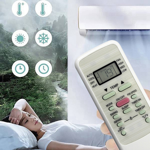 Reemplace El Control Remoto Rg51f2 (2) /efu1 A/c Para Midea