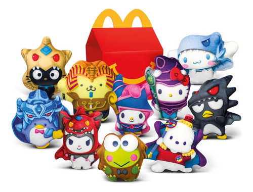 Bonecos Yu-gi-oh X Hello Kitty Coleção Completa - Mcdonald's
