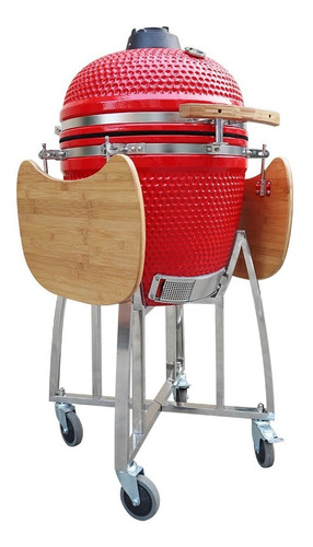 Parrilla Brasero Horno Grill Kamado 21 A Carbon + Accesorios