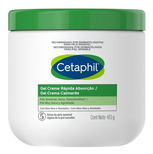  Cetaphil Gel Crema Calmante Con Aloe Vera 453 Gr