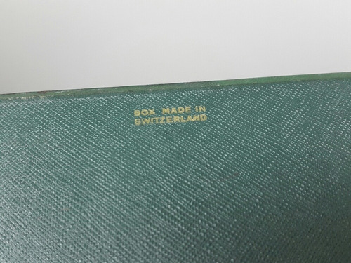 Caja De Reloj Rolex Año 1960 Vintage (Usado)