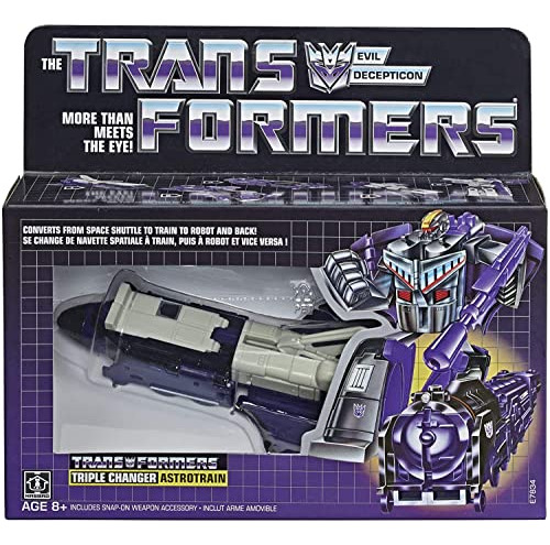 Transformers Astrotrain G1 Reedición Triple Cambiador