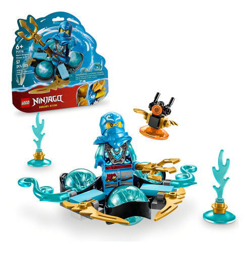 Kit Lego Ninjago Nya Dragon Power Derrape Spinjitzu 71778