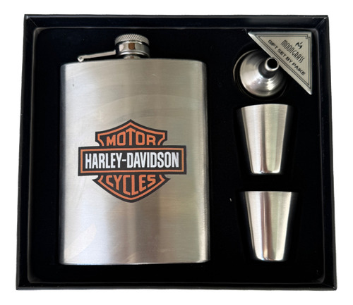 Kit Cantil Premium Porta Bebidas Whisky Presente Drink