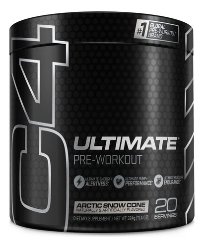 C4 Ultimate Super Potente Y Concentrado 20 Serv.