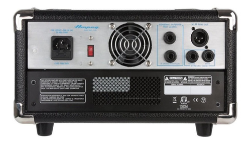 Amplificador Cabezal Bajo Ampeg Micro Vr Head Color Negro