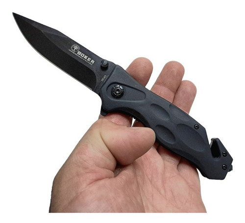 Imagen 1 de 6 de Navaja Tactica Cuchillo Plegable 9 Cm Hoja Corta Cinturones