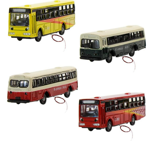 Autobús Iluminado Evemodel 1:150 4pcs Led Para Maquetas