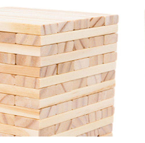 100 Piezas De Bloques De Madera, Juego De Apilamiento,
