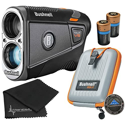 Rangefinder De Golf Bushnell Tour V6 Con Wearable4u