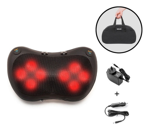Masajeador Cervical Wolke Espalda+calor+rodillos+pies Oferta