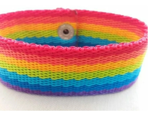 Pulsera Orgullo Gay Lgbt 3 Cm De Ancho Pack Por 40 