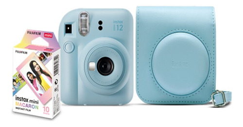 Câmera instantânea Instax Instax Kit Mini 12 sky blue
