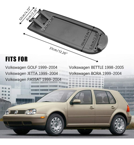 Tapa Reposabrazos Consola Central Volkswagen Beetle Golf Jet