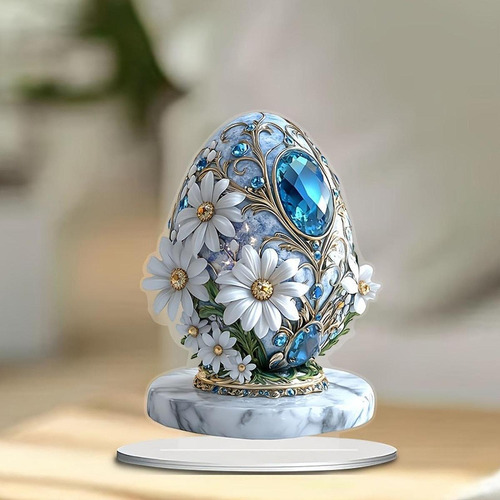 Decoración De Mesa De Huevos De Pascua, Adorno De Flores