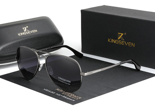 Lentes De Sol Tipo Aviador Kingseven