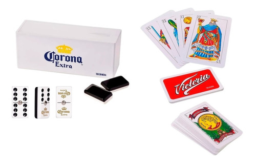 Domino Corona Profesional + Baraja Española Victoria