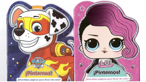 4 Libros P Colorear. Baby Cry, Lol, Paw Patrol Y Toy Story 4
