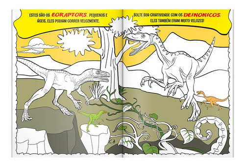 Colorindo os Incríveis Dinossauros, de © Todolivro Ltda.. Editorial Todolivro Distribuidora Ltda. em português, 2016