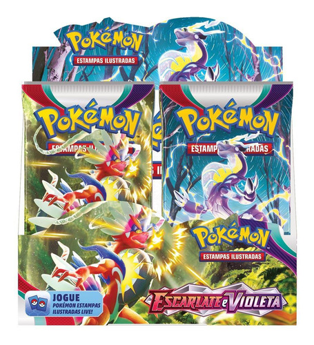 Box Display Pokemon Escarlate E Violeta 1 - 003 216 Cartas