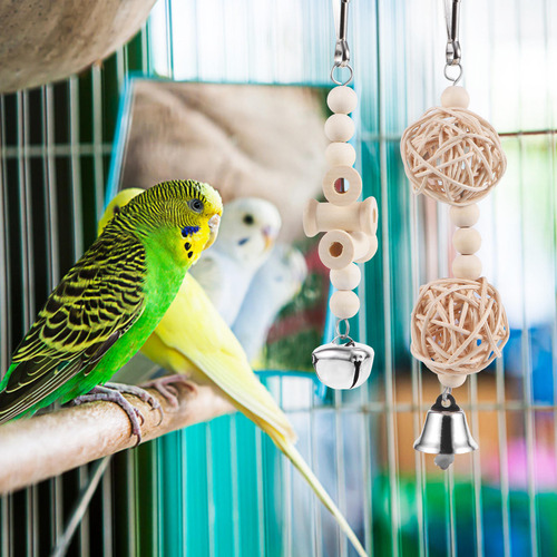 Juguetes Colgantes Para Pájaros, 8 Unidades, Juguetes Para M