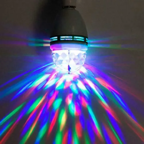 Lámpara Giratoria Efecto Luz Discoteca.
