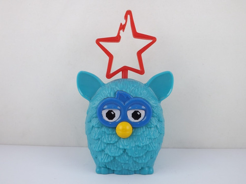 Boneco Furby Azul - Coleção Mcdonald's 2014 Semi Novo