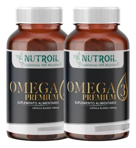 comprar 2 Omega 3 Premium 120 Softgel 12% Dha 18% Epa 1.000mg