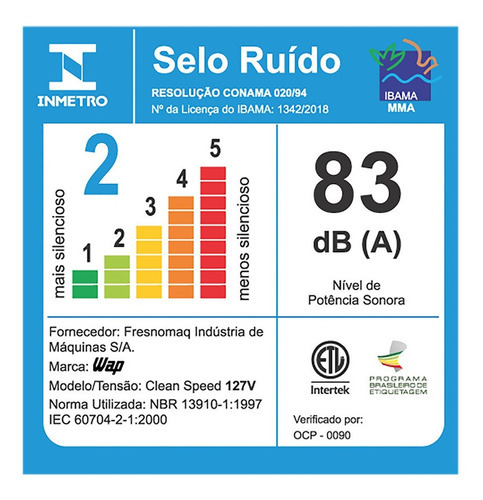 Aspirador De Pó Vertical 2 Em 1 Clean Speed 1000w Wap Cor Vermelho/Preto 220V