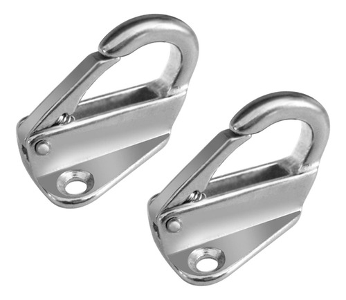 2x Gancho De Defensa Snap De Material Acero Inoxidable Para