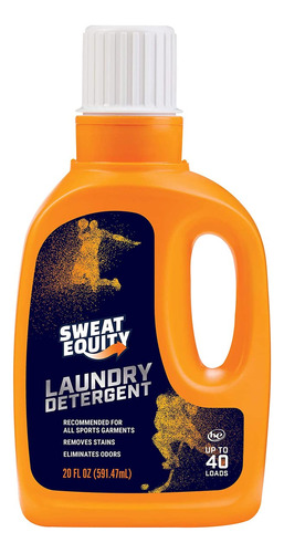 Sweat Equity Sports - Detergente Líquido Para Ropa, 20 Onz.