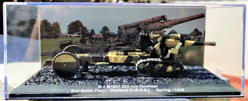 Howitzer 203 Mm-b4 M1931-coleccion Blindados Planeta-altaya Verde Musgo (Usado)