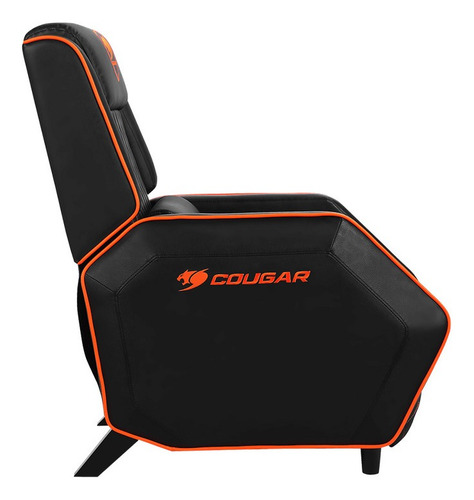 Imagen 3 de 8 de Sofa Gamer Cougar Ranger Color Negro/naranja