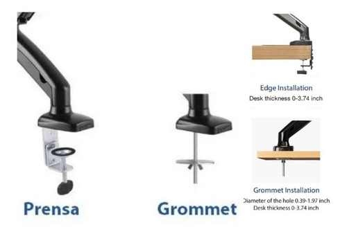Imagen 3 de 8 de Soporte Base Brazo Laptop Portatil North Bayou Ergonomica