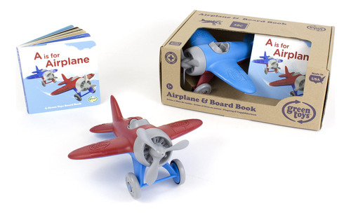 Green Toys Airplane Y Board Book