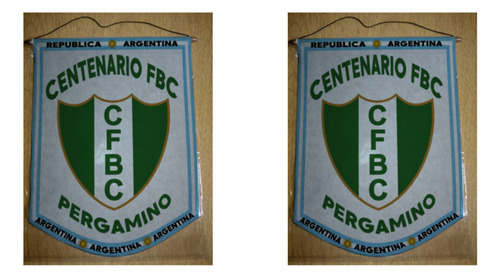 Banderin Chico 13cm Centenario Foot-ball Club Pergamino
