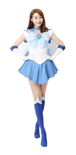 Disfraz Cosplay Sailor Mercury 6 Piezas.
