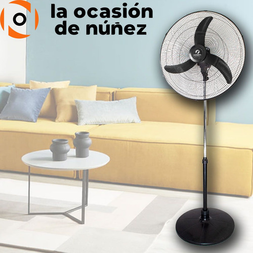 Ventilador De Pie 24 60cm 90w Silencioso Altura Regulable