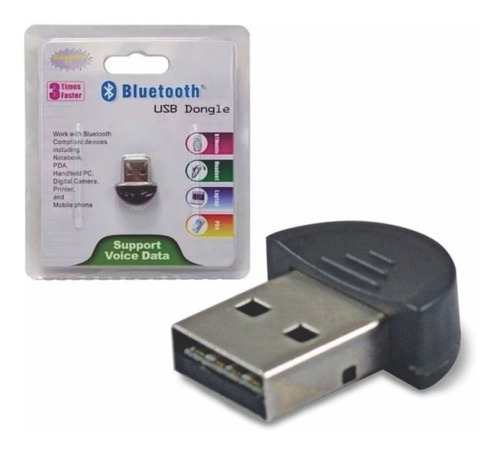 Imagem 1 de 2 de Adaptador Bluetooth Conector Usb Dongle Fone Pc Notebook