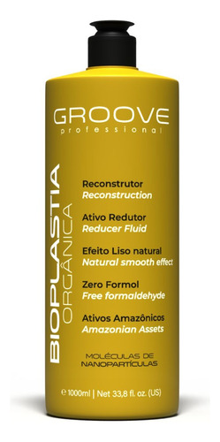 Alisado Orgánico Bioplastia Groove Profesional 1000ml