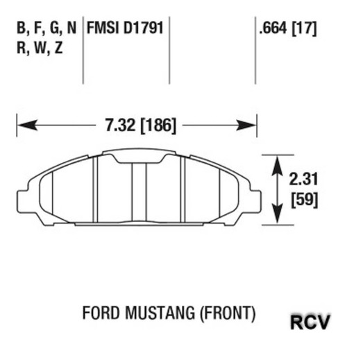 Balatas Disco  Delantera Para Ford Mustang  2.3l 4 Cil 2016