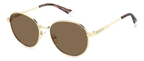 Lentes De Sol Polaroid Pld 4135/s/x Diseño GOLD BROWN