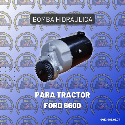 Bomba Hidráulica Para Tractor Ford 6600