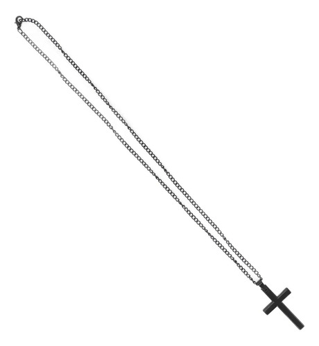 Imagen 4 de 10 de Collar Con Colgante De Cruz De Temperamento Unisex