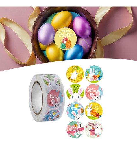 Pegatinas De Pascua, Etiquetas De Regalo, Sellado Estilo D